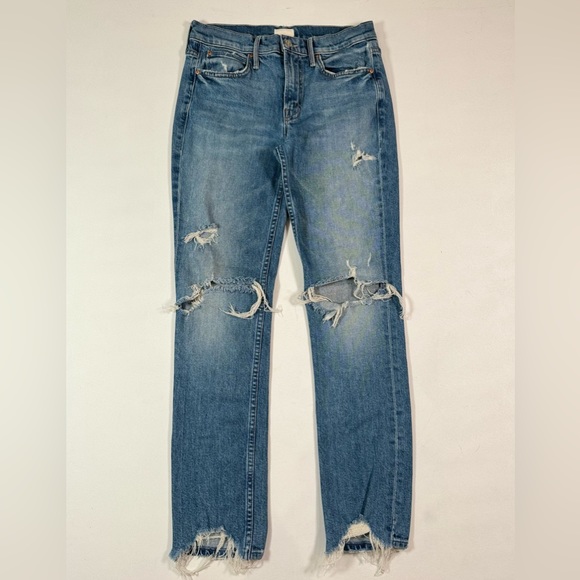 MOTHER The Flirt Fray in Cold Feet Size 25 - Picture 4 of 14